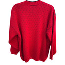 Switch Classic Essentials Vintage 80s Red Sweater Bow Floral Polka Dot Womens L Retro 2 image