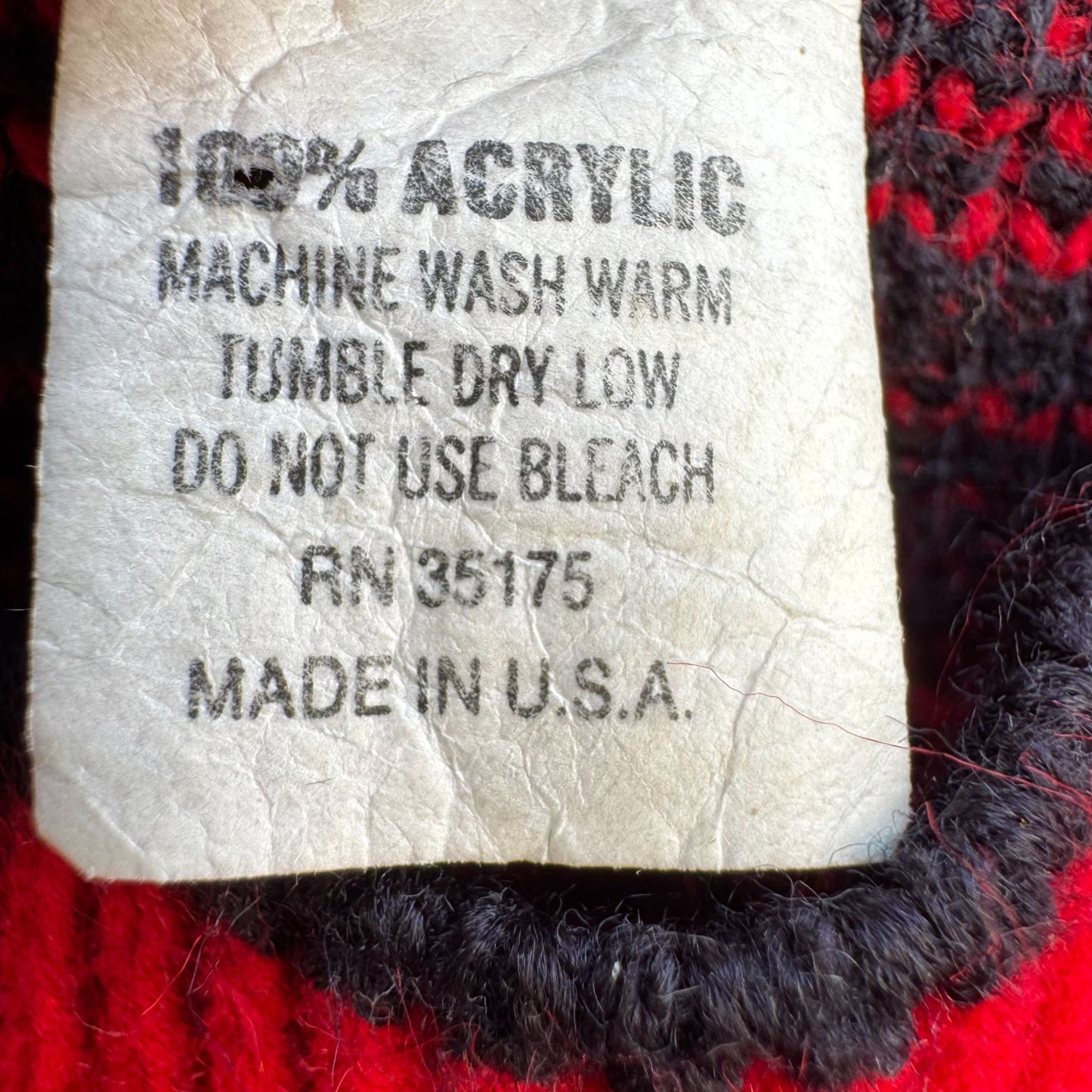 Classic Essentials Vintage 80s Red Sweater Bow Floral Polka Dot Womens L Retro