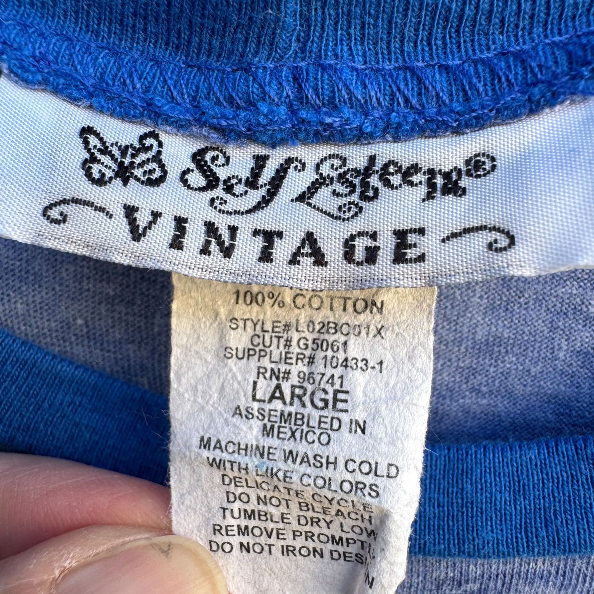 Self Esteem Vintage Y2K Abba-Zaba Graphic Ringer Babydoll Cap Sleeve Tee Shirt M