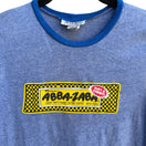 Switch Self Esteem Vintage Y2K Abba-Zaba Graphic Ringer Babydoll Cap Sleeve Tee Shirt M 3 image