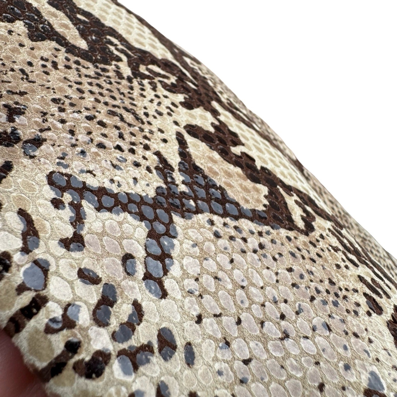 Lily Cheung Vintage Y2K Snakeskin Leather Mob Wife Indie Sleaze Pencil Skirt 6