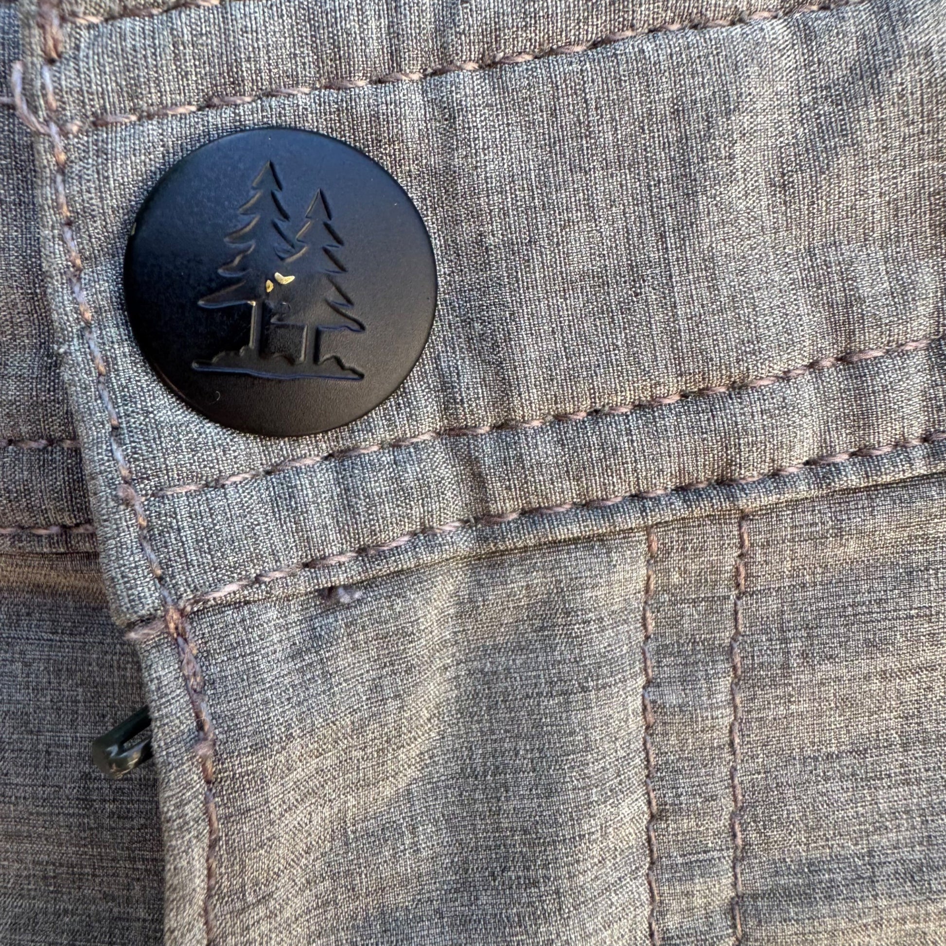 G.H. Bass & Co Mens Gray Casual Outdoor Durable Lightweight Flat Front Shorts 40