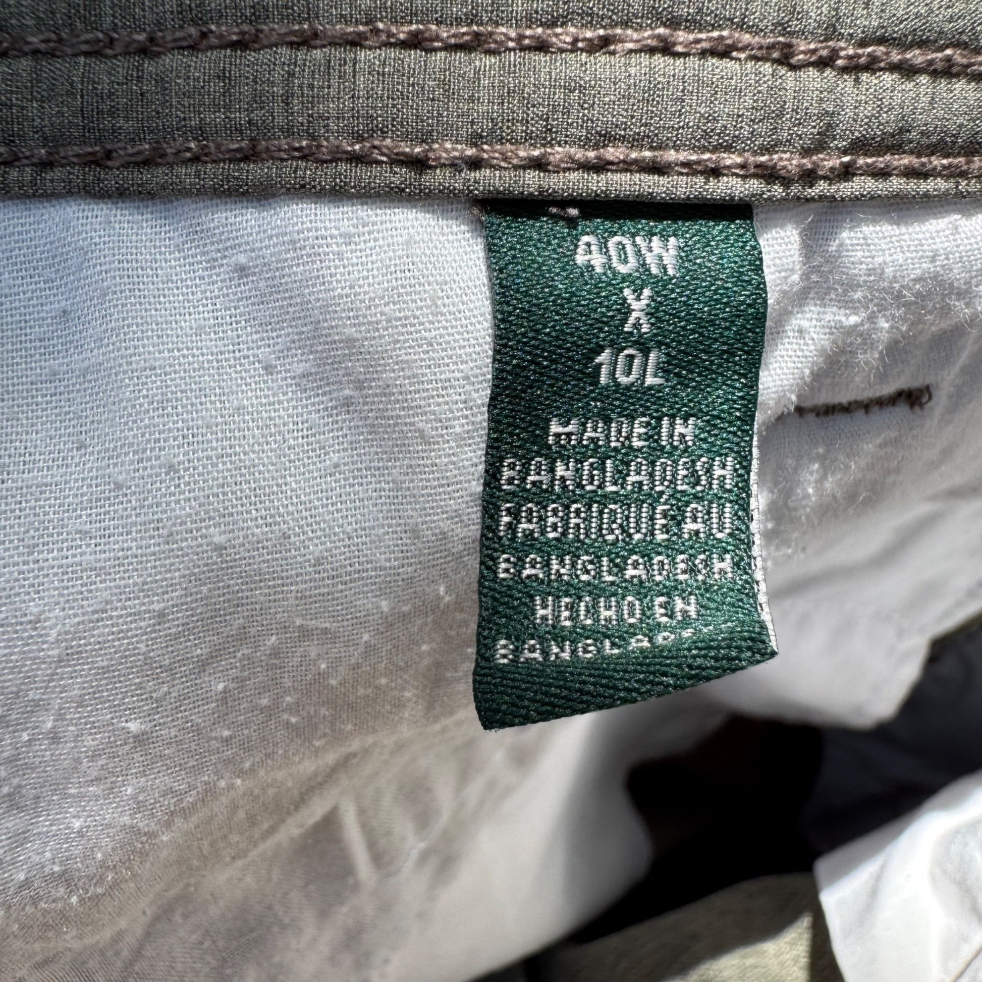 G.H. Bass & Co Mens Gray Casual Outdoor Durable Lightweight Flat Front Shorts 40