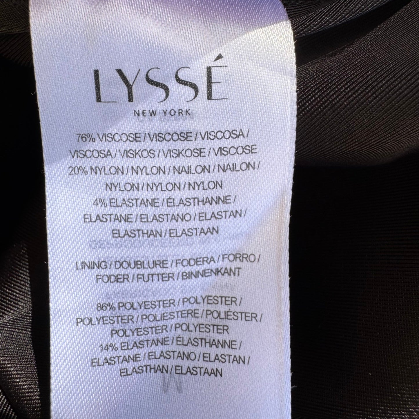 Lysse New York Mod Floral Pencil Charity Skirt Navy Abstract Career Bodycon Med