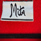 Switch Mita Vintage Womens Red Black Button-Up Brick Pattern Knit Cardigan Sweater 3X 3 image