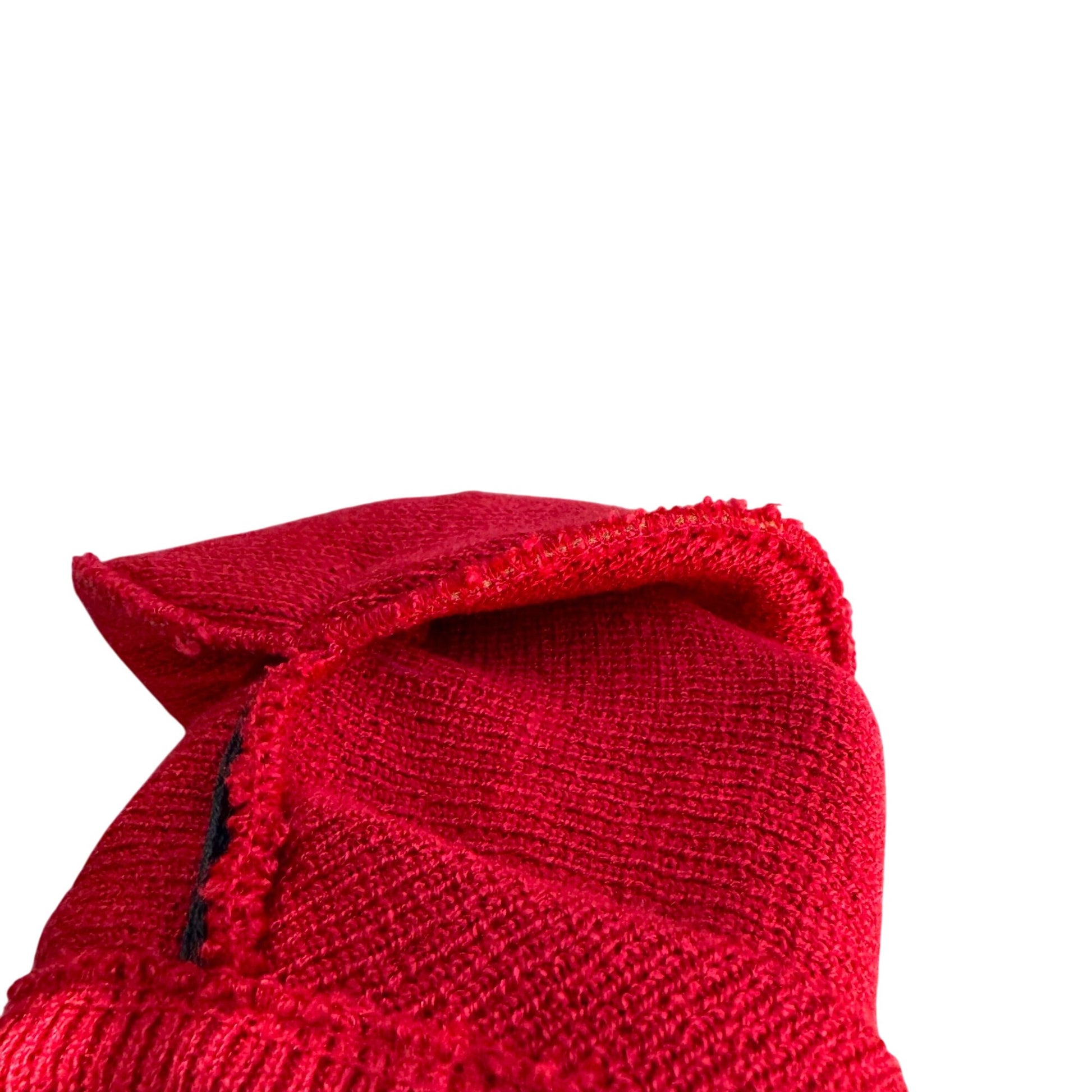 Mita Vintage Womens Red Black Button-Up Brick Pattern Knit Cardigan Sweater 3X