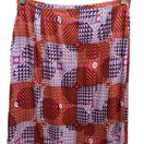 Switch Lance Karesh Vintage Silk Psychedelic Geometric Maximalist Midi Skirt Op Art 3 image