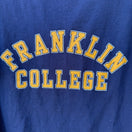 Switch Jansport Franklin College Graphic T-Shirt Mens Medium Navy Blue Short Sleeve Tee 3 image