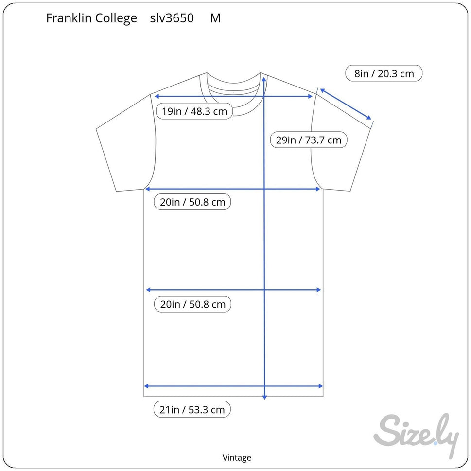 Jansport Franklin College Graphic T-Shirt Mens Medium Navy Blue Short Sleeve Tee