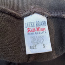 Switch Lucky Brand Vintage Y2K Black Gold Embroidered Dragon Geisha Fleece Tattoo Pants 2 image