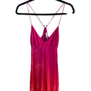 Switch Michelle Jonas Travelwear Y2K Resortwear Ombre Silk Beachy Maxi Dress Ruffle Hem 3 image