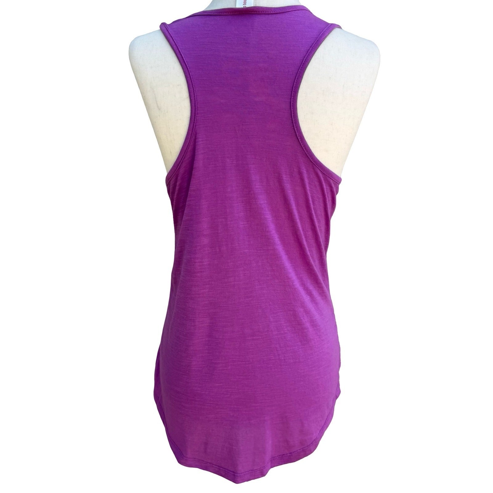 No Boundaries Y2K Glam Purple Jazz Sequin Art To Wear Tank Top Floral Womens M