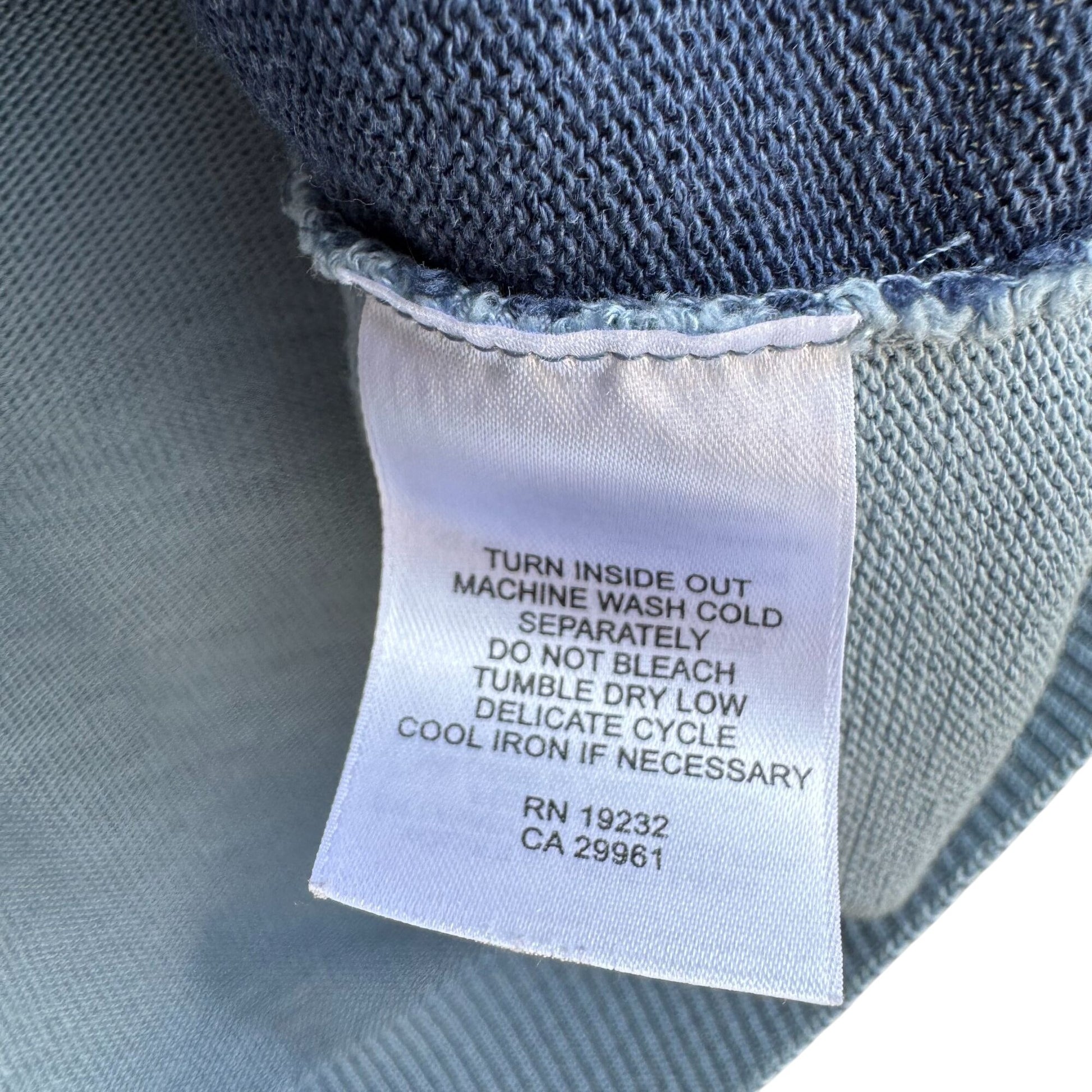 Alfred Dunner Vintage Womens Short Sleeve Blue Colorblock Knit Granny Sweater M