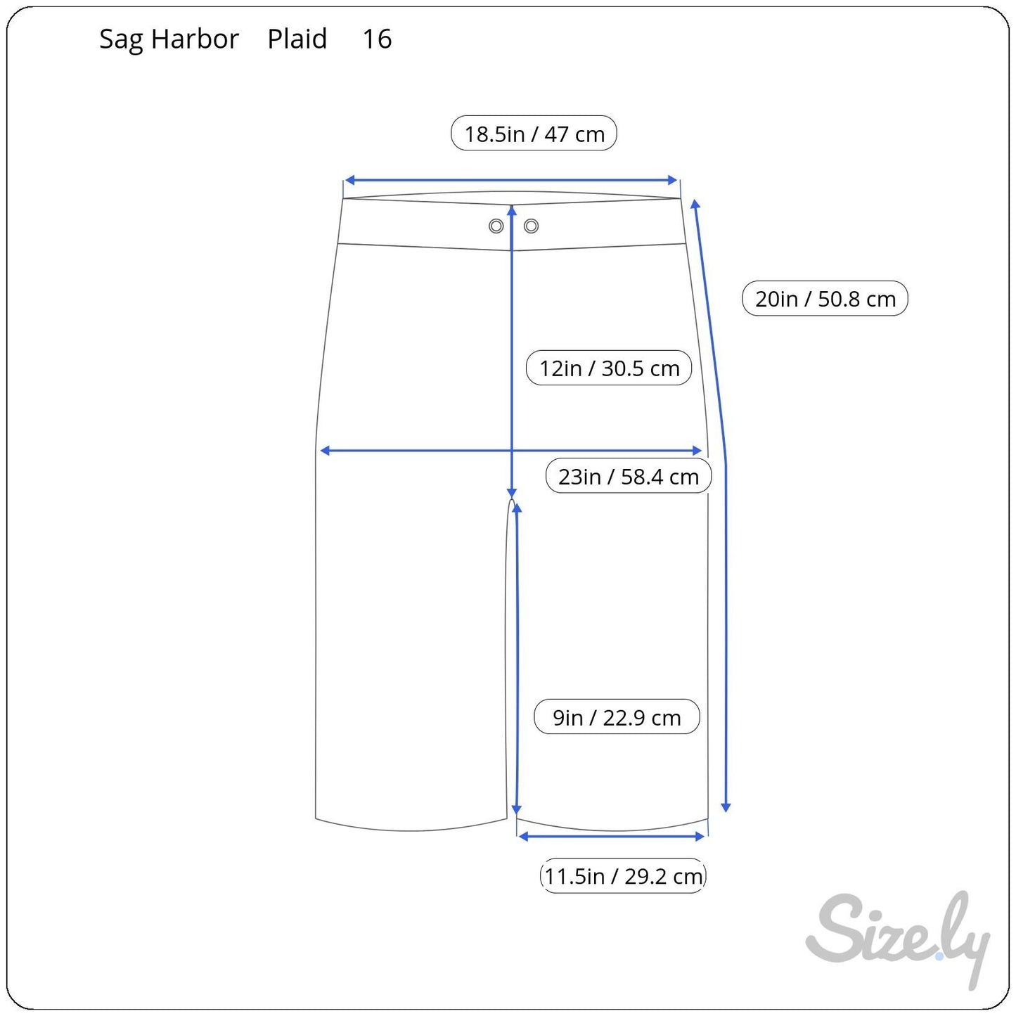 Sag Harbor Womens Green Pink Plaid Cotton Golf Preppy Bermuda Flat Front Shorts 16