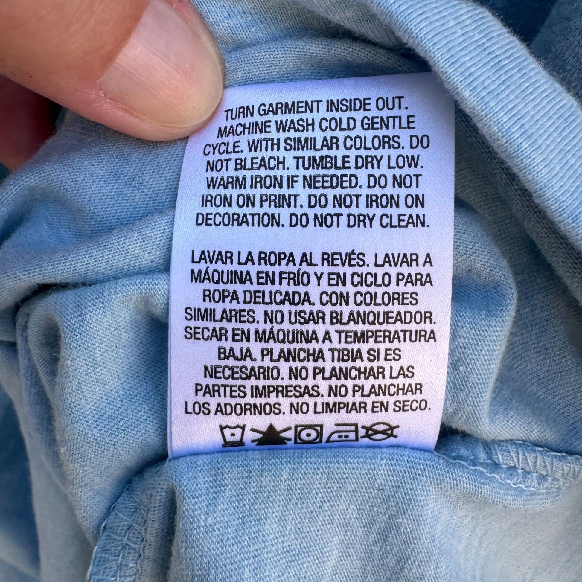 Laura Scott Womens Light Blue Floral Embellished 3/4 Sleeve Tunic Blouse New 2X