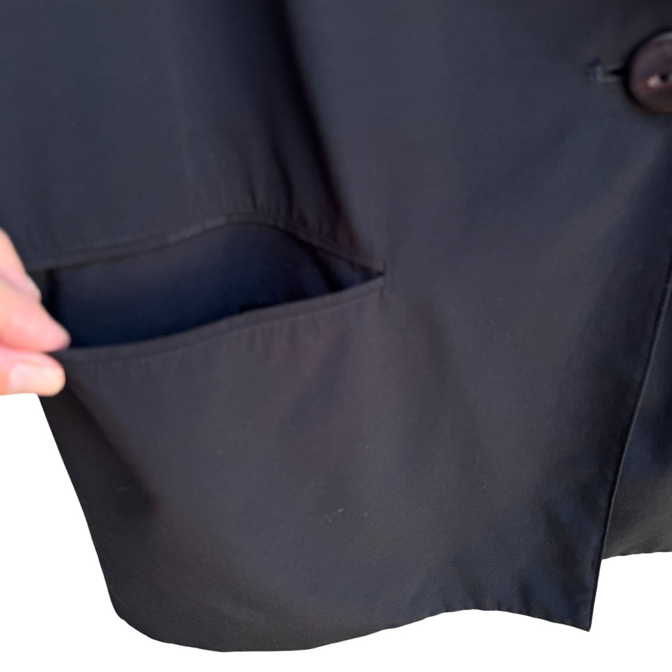 Elisabeth By Liz Claiborne Vintage Womens Black Single Button Blazer Jacket 18