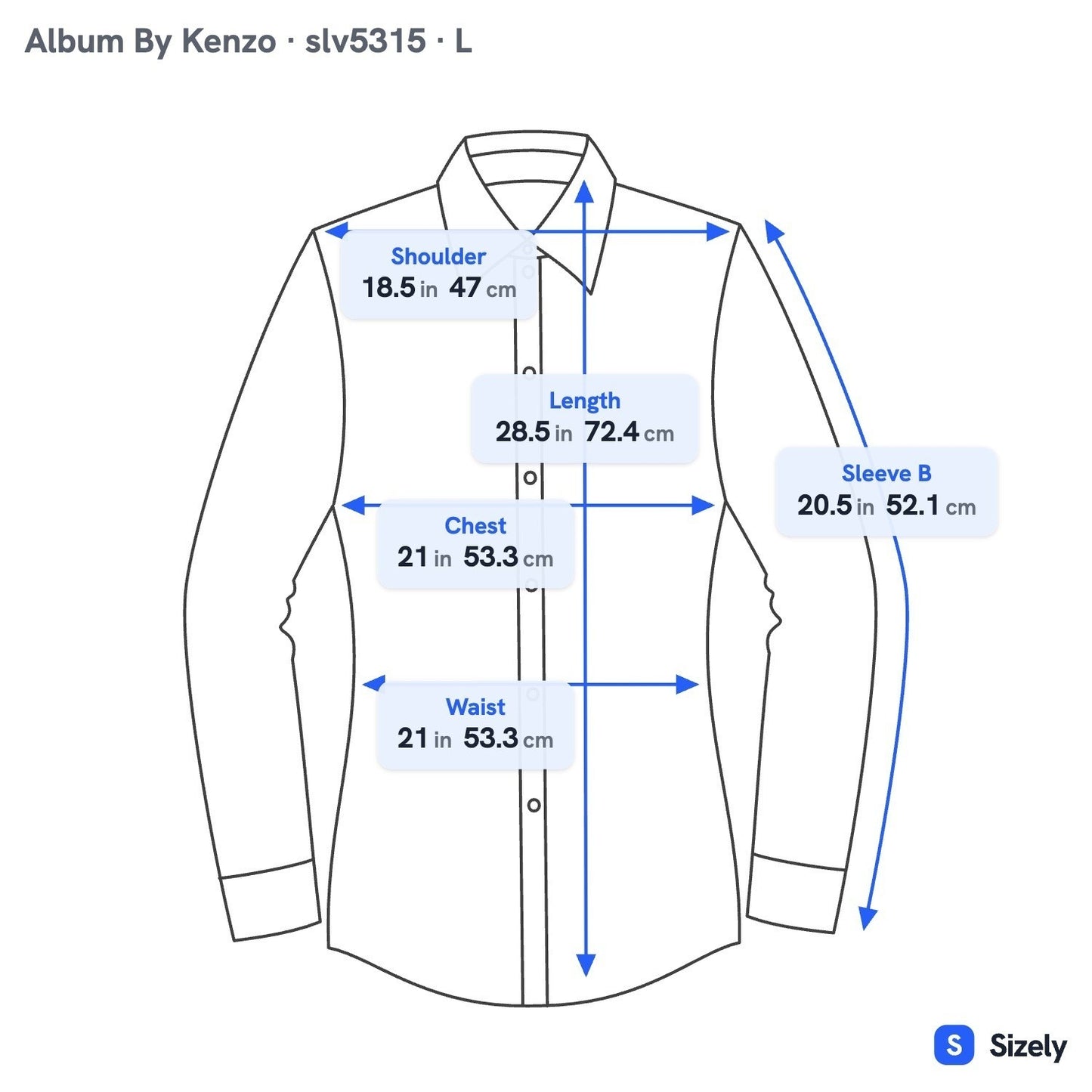Album by Kenzo Vintage 90s Japanese Minimalist Geometric Cotton Gauze Shirt