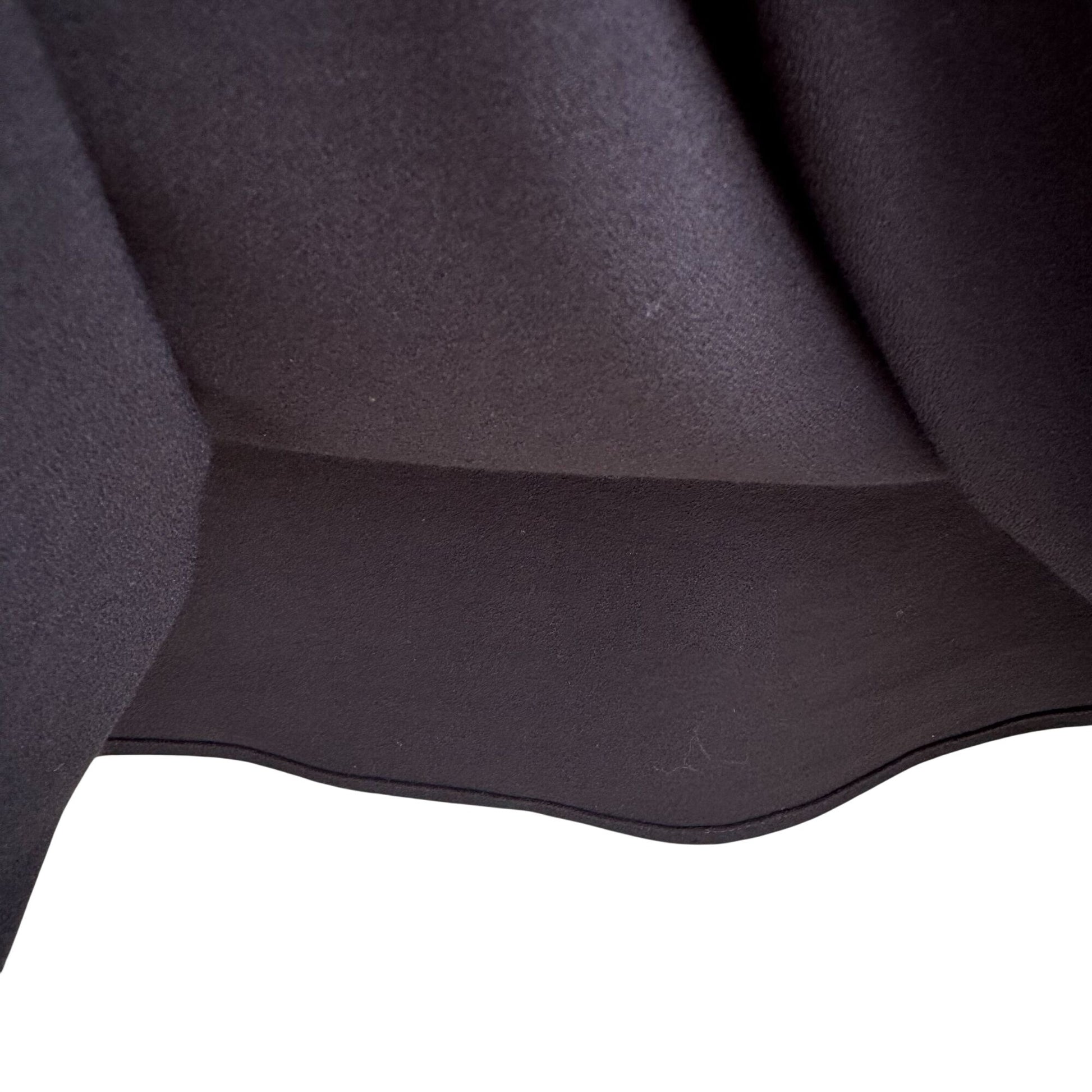 Theory Black Long-Sleeve Popover Dress Lambskin Leather Trim Minimalist Glam XL