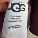 Switch UGG Athleisure Loungewear Layering Cowl Neck Fleece Pullover Sweatshirt Purple L 2 image