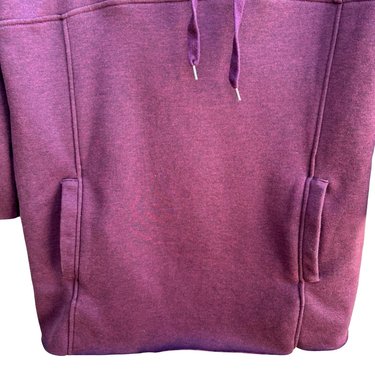 UGG Athleisure Loungewear Layering Cowl Neck Fleece Pullover Sweatshirt Purple L