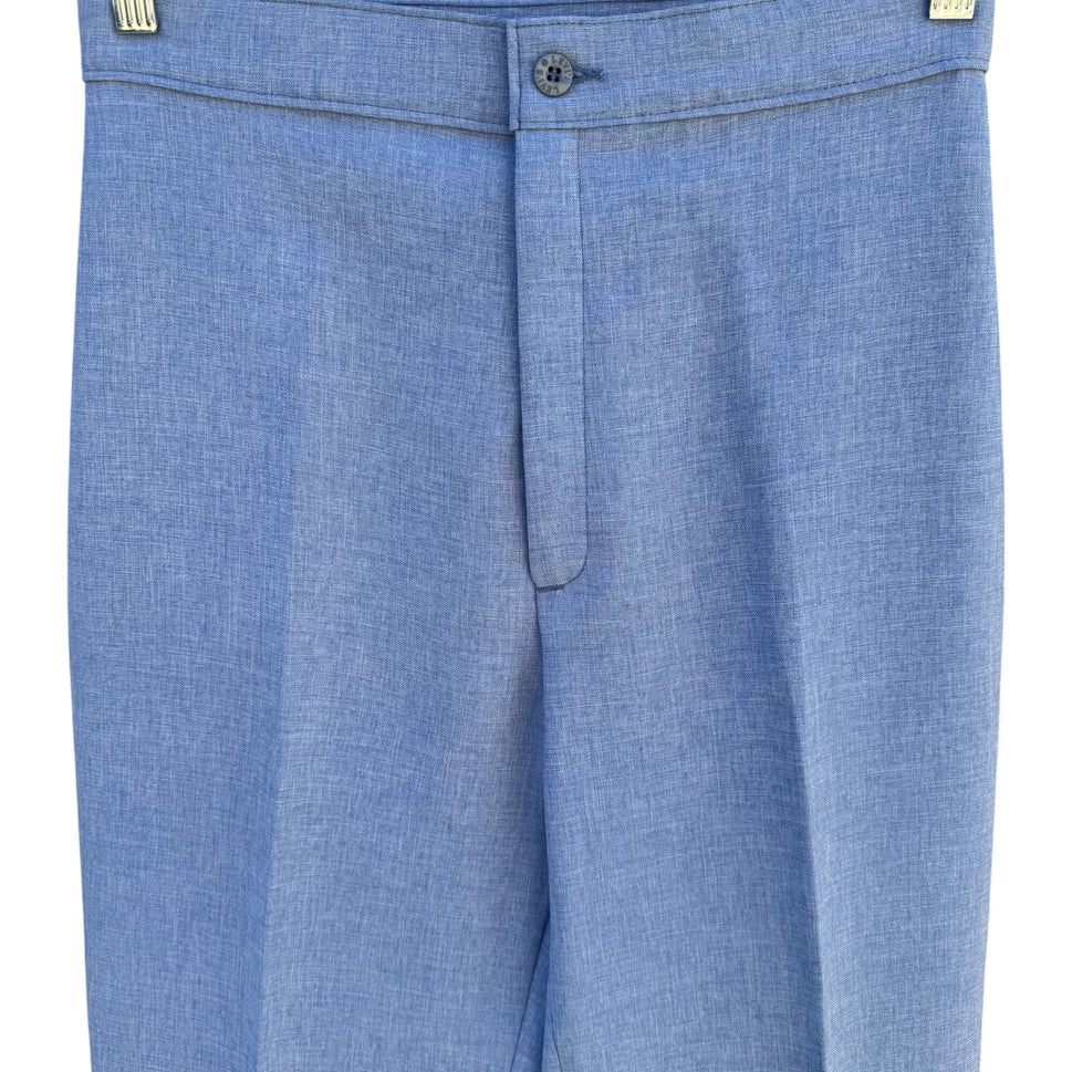 Levi Strauss Vintage 70s Womens Blue High Rise Straight Leg Pants Trousers 14