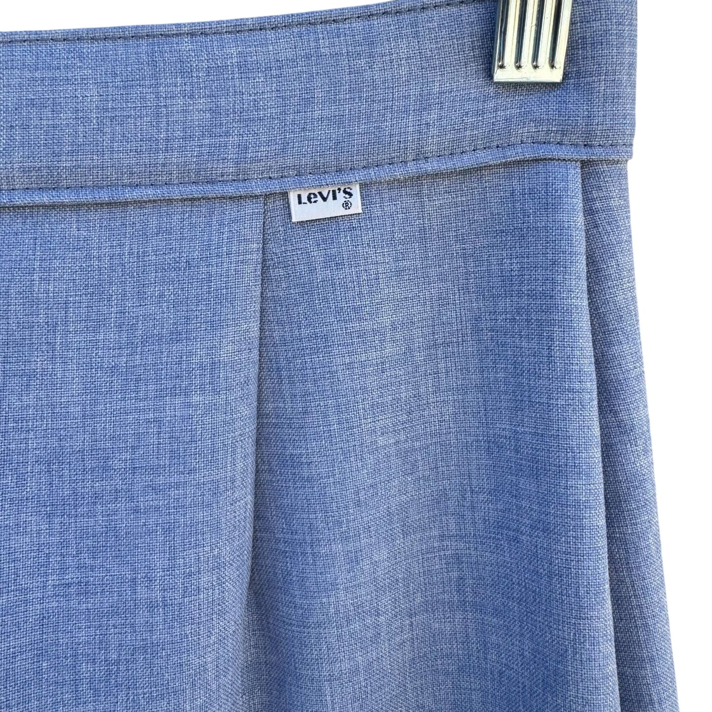 Levi Strauss Vintage 70s Womens Blue High Rise Straight Leg Pants Trousers 14