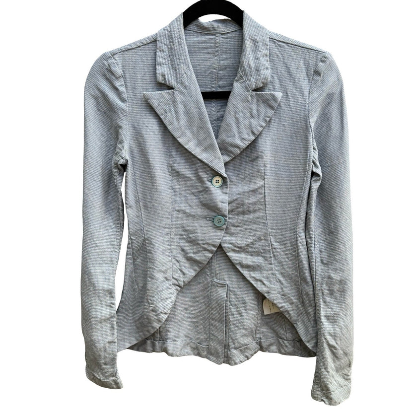 Cool Hunting People 100% Italian Flax Linen Cutaway Blazer Jacket Equestrian XS
