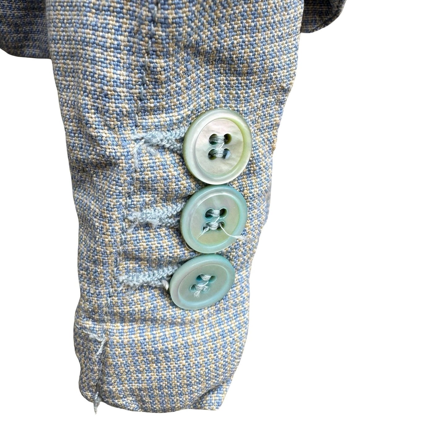 Cool Hunting People 100% Italian Flax Linen Cutaway Blazer Jacket Equestrian XS