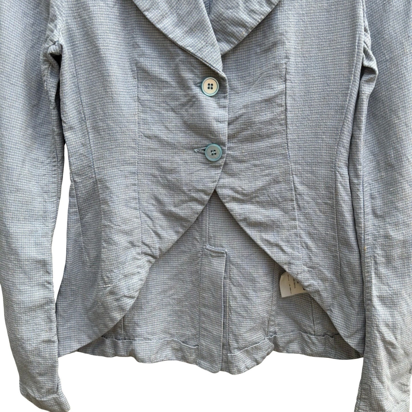 Cool Hunting People 100% Italian Flax Linen Cutaway Blazer Jacket Equestrian XS