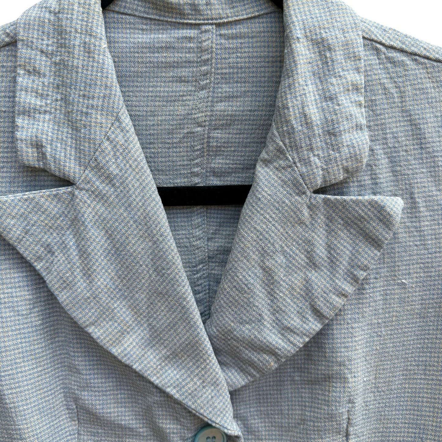 Cool Hunting People 100% Italian Flax Linen Cutaway Blazer Jacket Equestrian XS