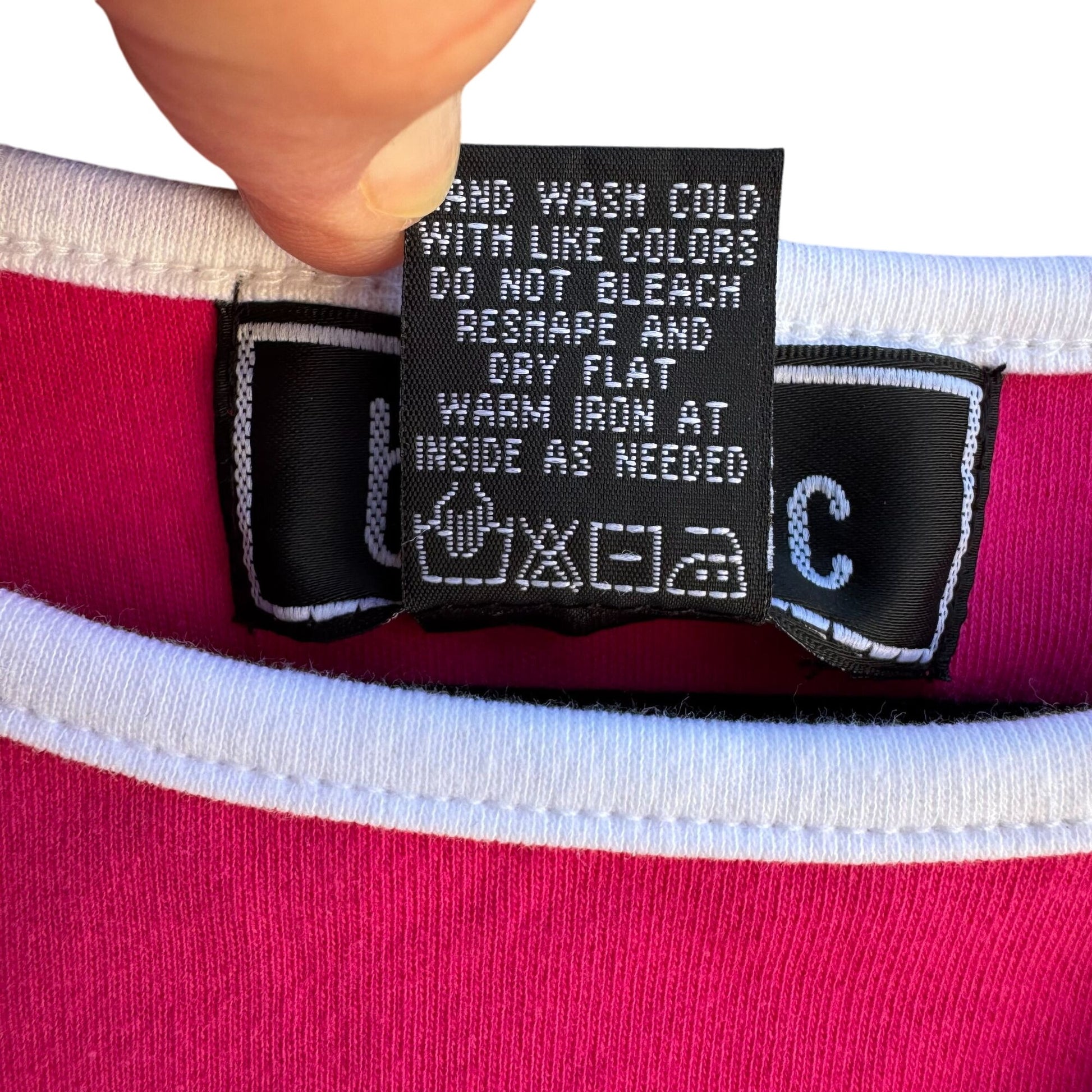 Bobbie C Womens Pink Sleeveless White Trim Flower Detail Top New With Tags M