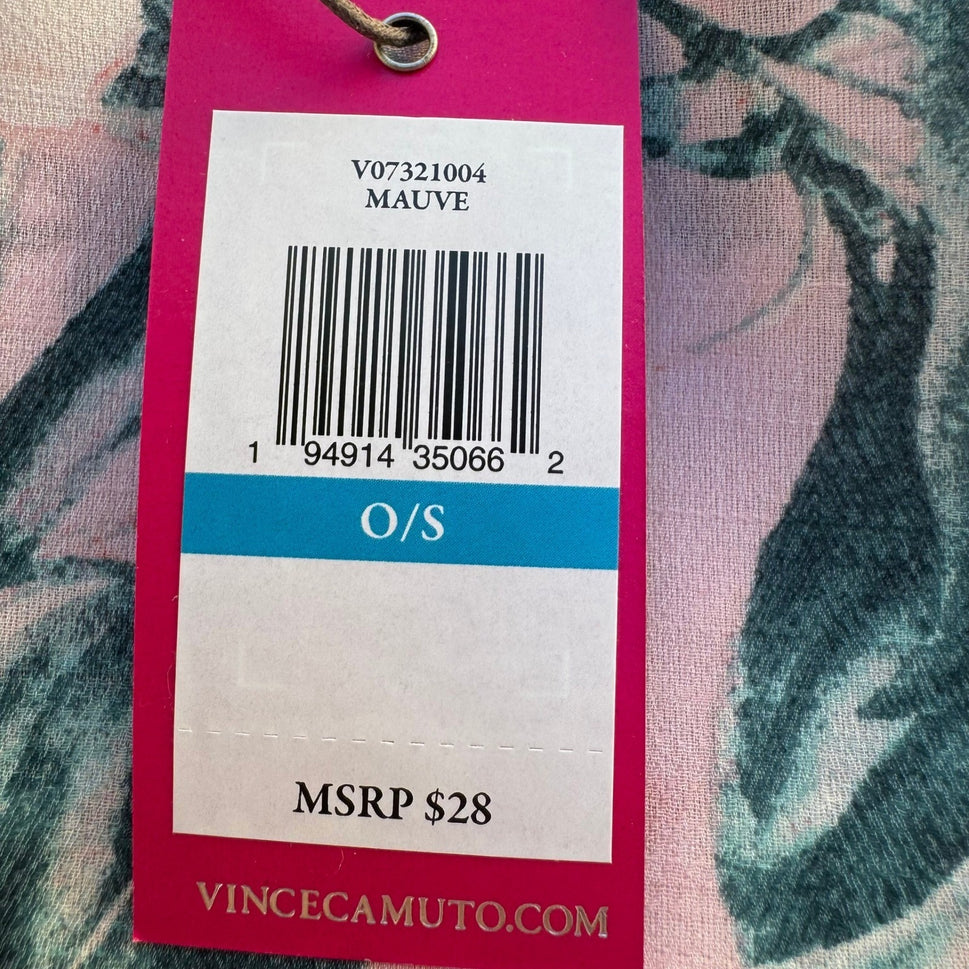 Vince Camuto Cottagecore Soft Girl Romantic Garden Floral Wrap Scarf Shawl NWT