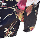 Switch Maggie Sweet Vintage Womens Floral Black Pink Button-Up Long Sleeve Blouse PS 3 image