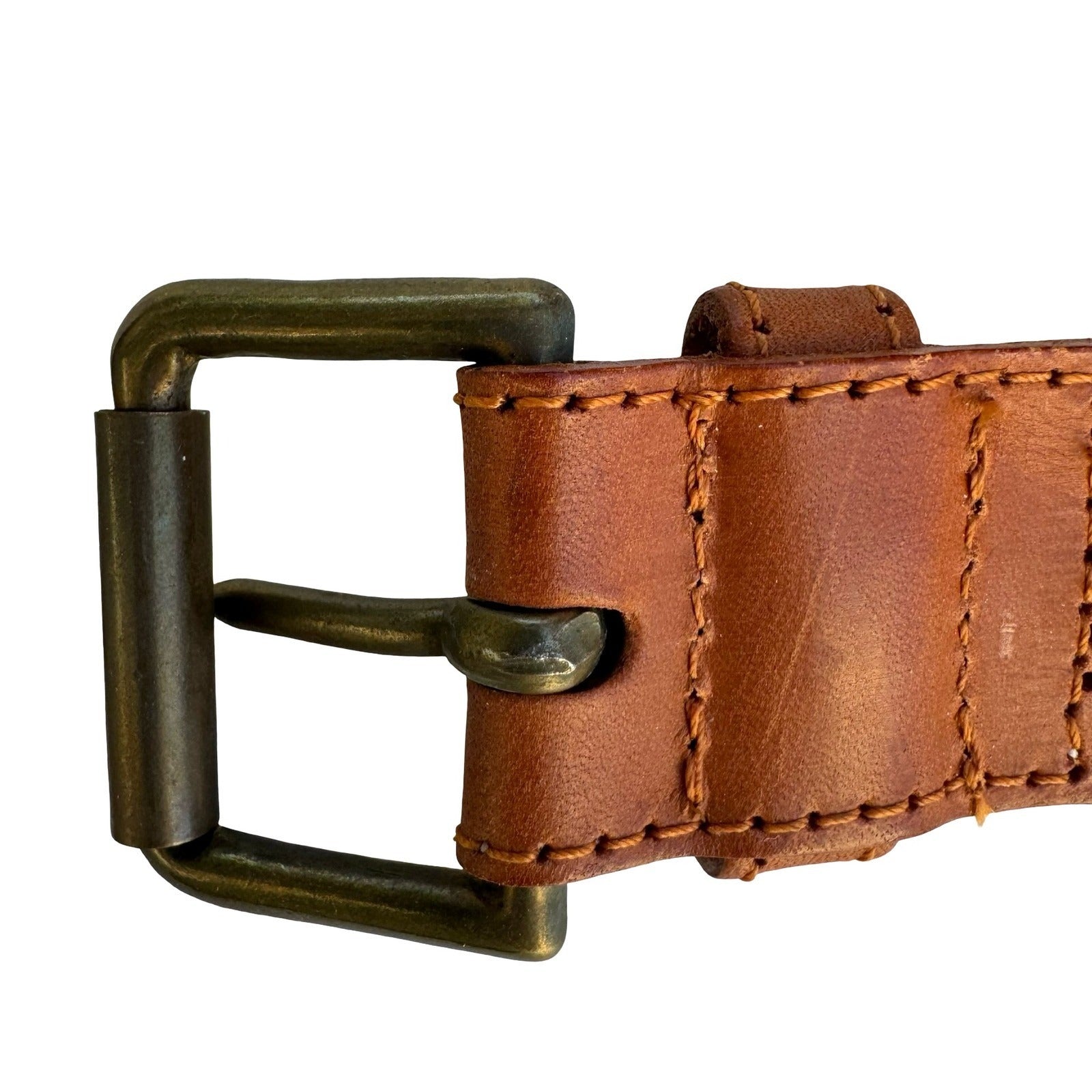 Mulberry Company Vintage Tan Brown Leather Belt Made in England Size 30 75