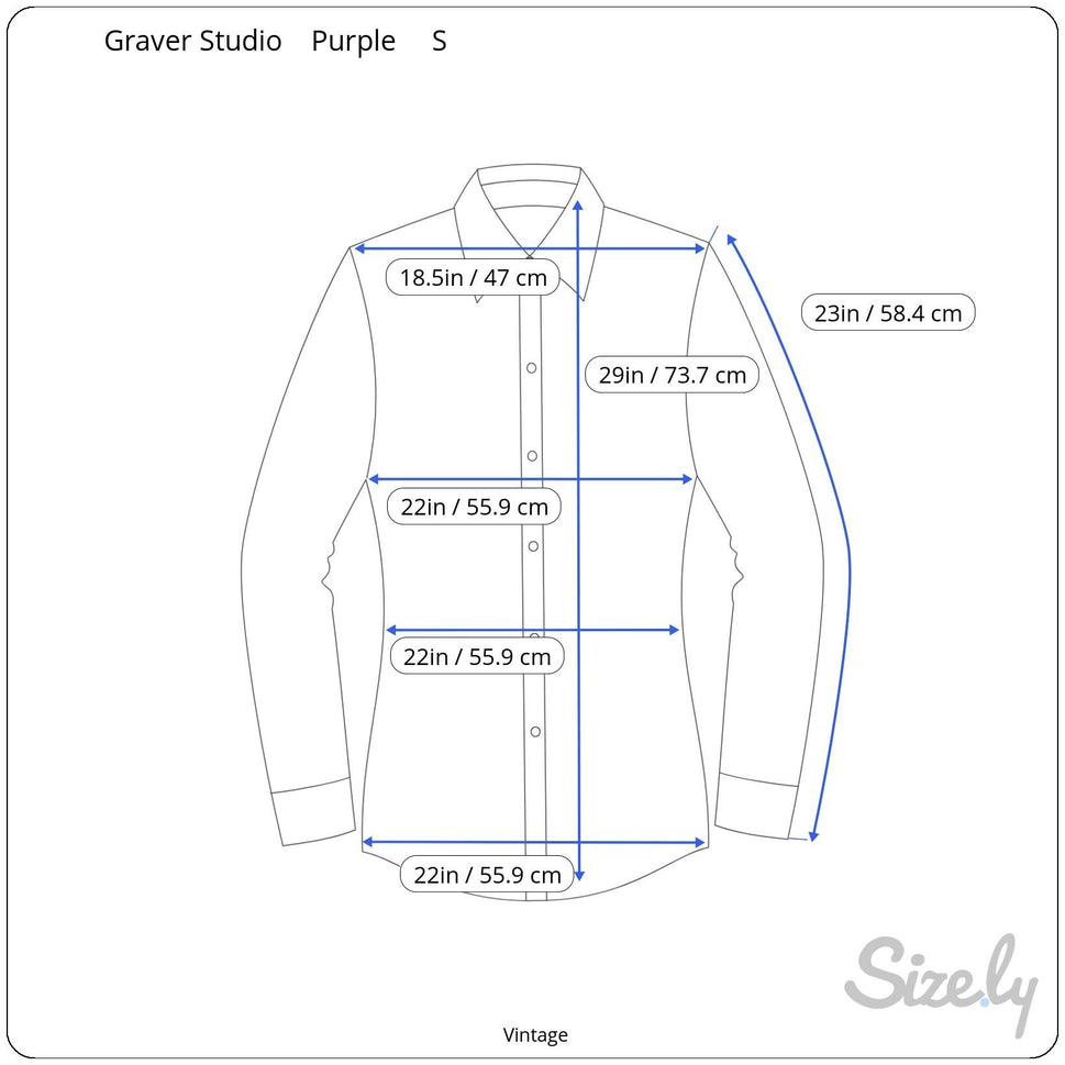 Graver Studio Womens Purple Floral Button-Up Semi Sheer Long Sleeve Boho Blouse S