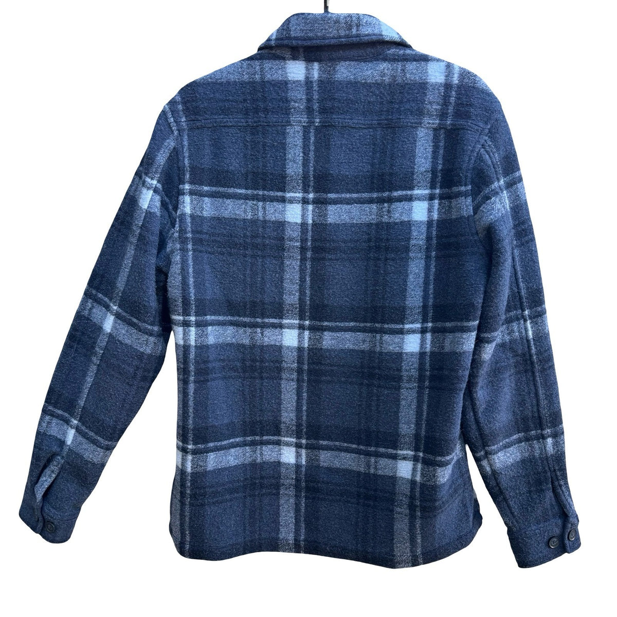 Express Lumberjack Gorpcore Plaid Fleece Shacket Workwear Shirt Jacket Mens S