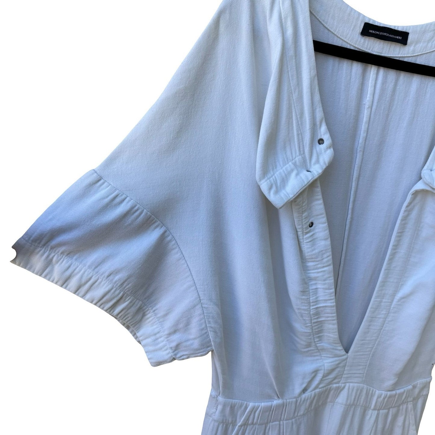 Alexandre Herchcovitch Avant Garde Minimalist Designer Herringbone Jumpsuit