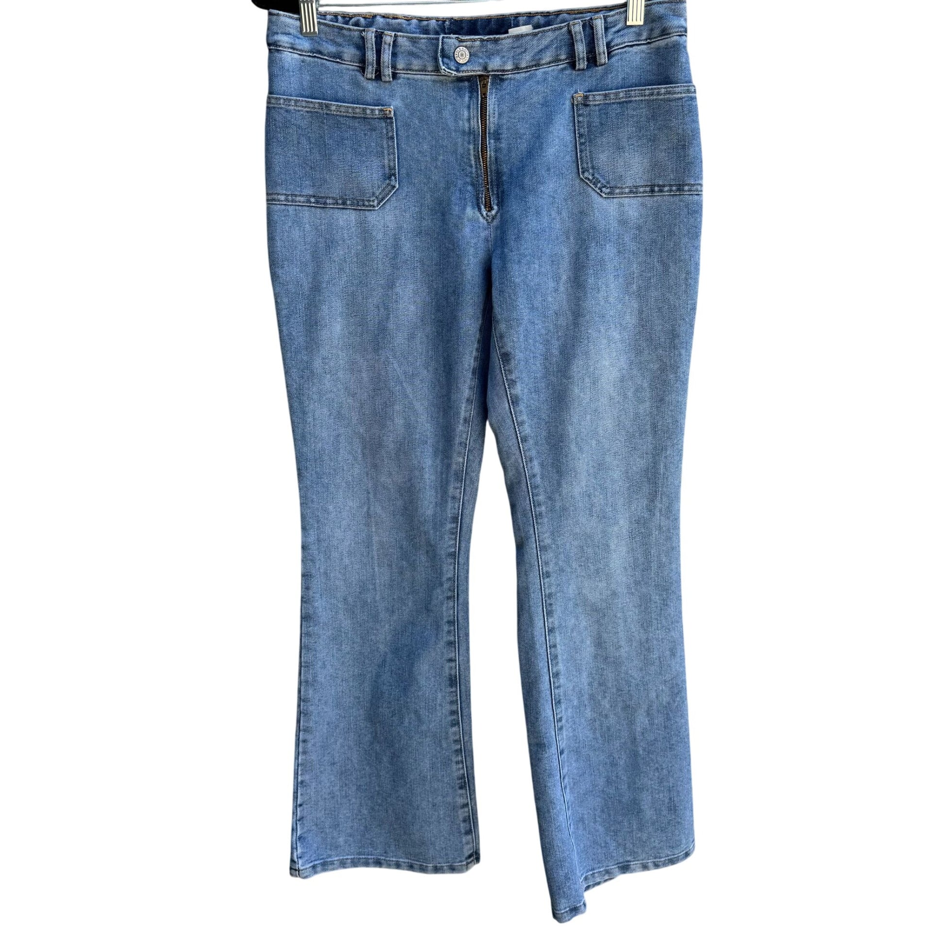 Old Navy Vintage Y2K Womens Light Blue Wash Low Rise Bootcut Denim Jeans 12