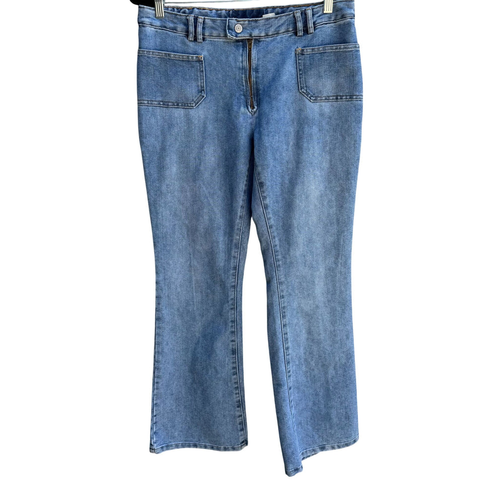 Old Navy Vintage Y2K Womens Light Blue Wash Low Rise Bootcut Denim Jeans 12