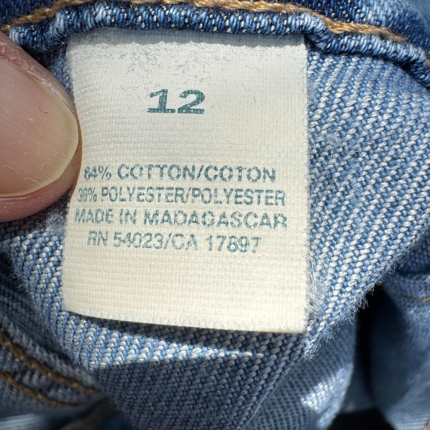 Old Navy Vintage Y2K Womens Light Blue Wash Low Rise Bootcut Denim Jeans 12