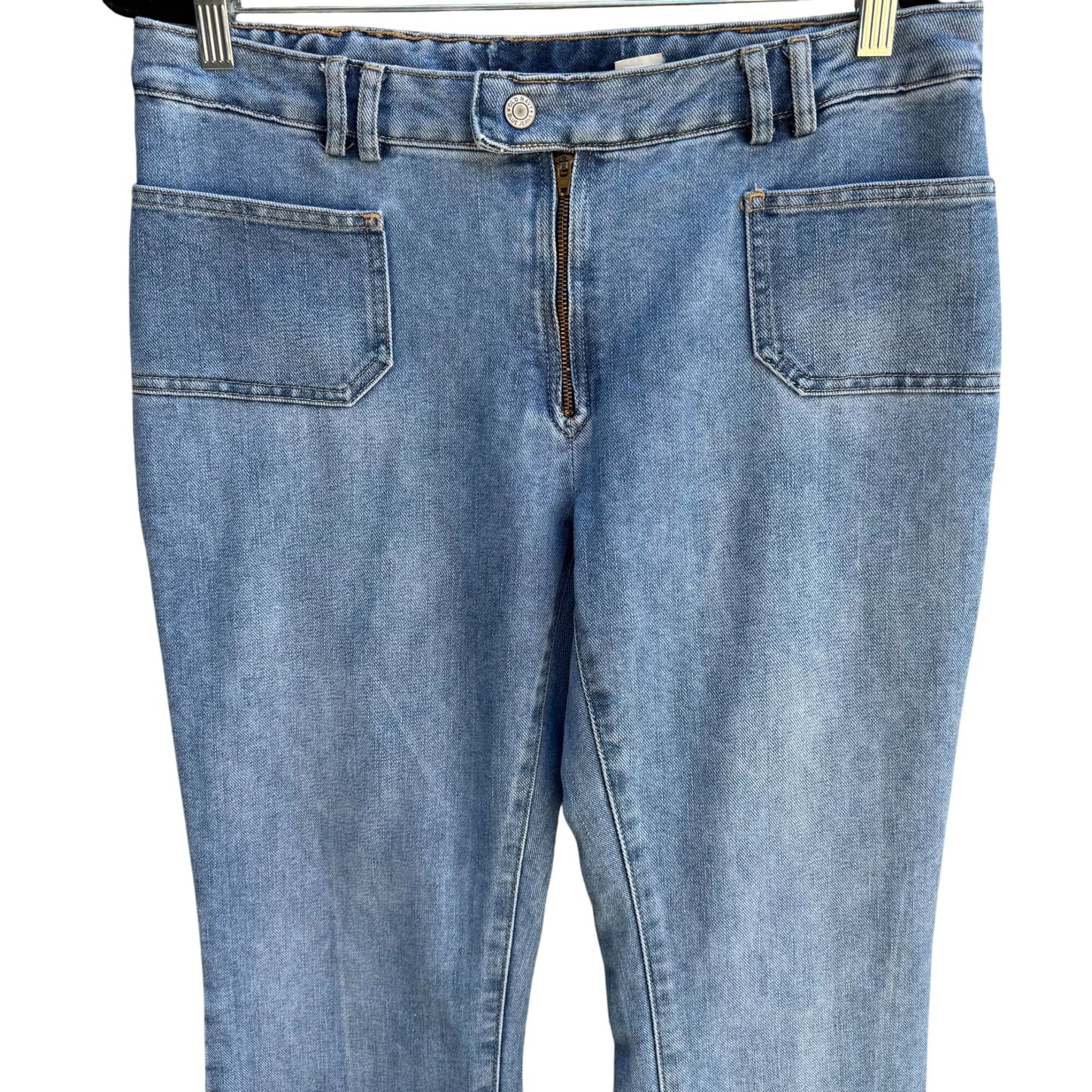 Old Navy Vintage Y2K Womens Light Blue Wash Low Rise Bootcut Denim Jeans 12