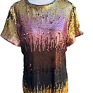 Switch Marc Bouwer Sequin Ombre Glam Sparkle Gala Disco Mermaidcore Sheath Party Dress 3 image
