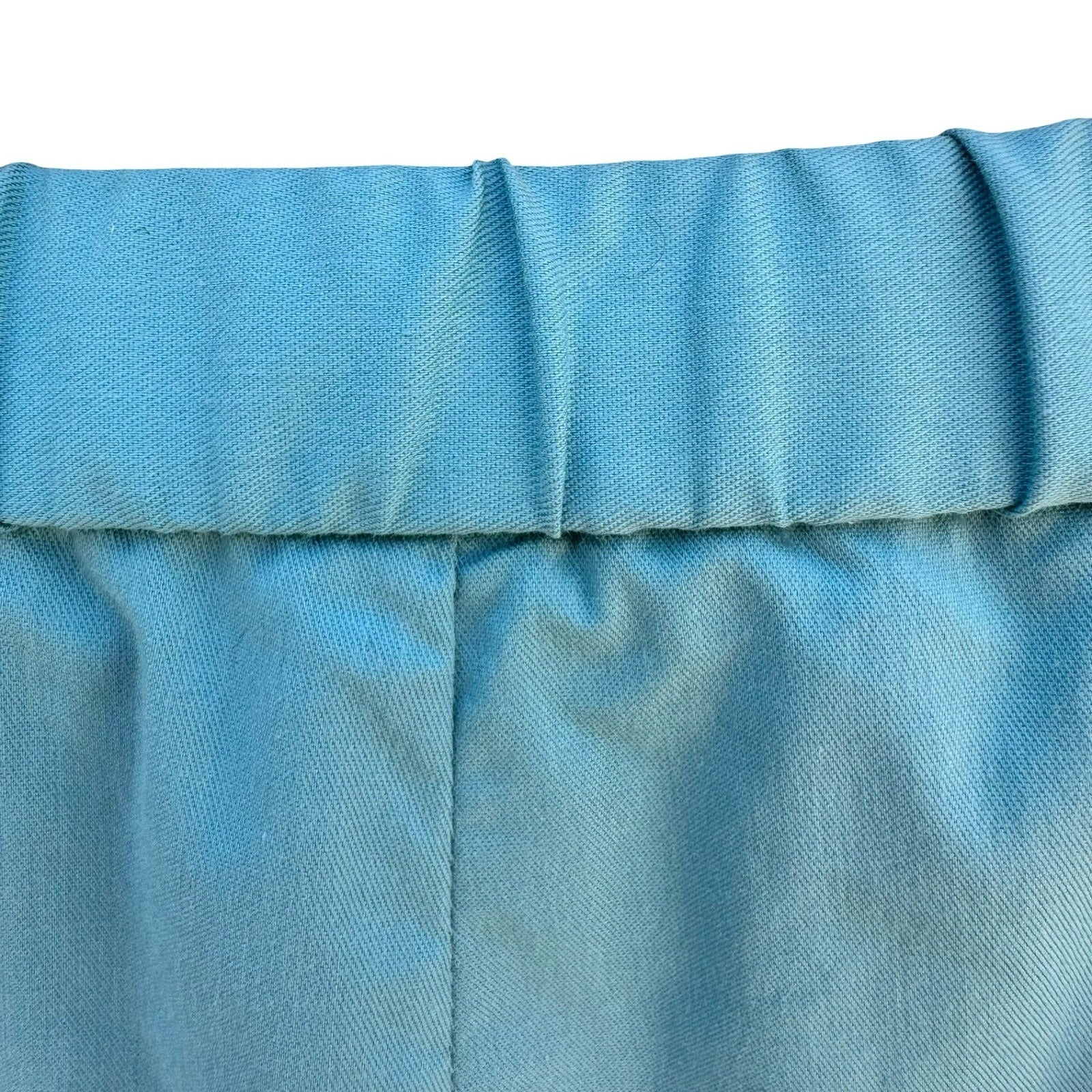 Terry Lewis Turquoise Blue Straight Leg Pants Medium NWT Coastal Minimalist