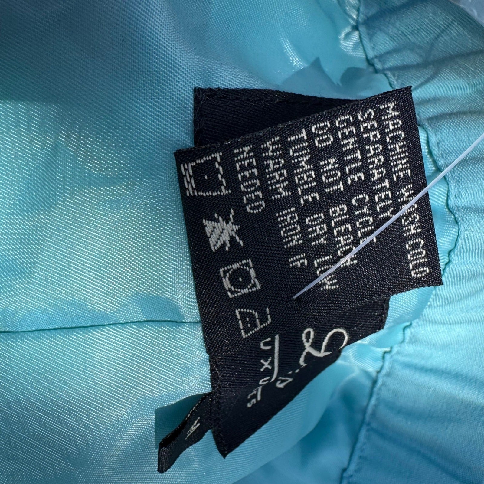 Terry Lewis Turquoise Blue Straight Leg Pants Medium NWT Coastal Minimalist