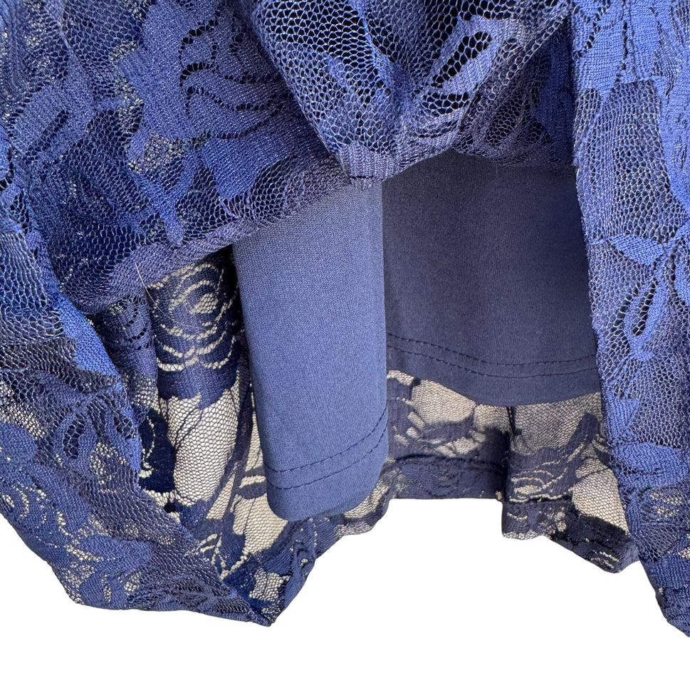 Shannon Ford Womens Lace Lined Boho Flutter Sleeve Party Formal Blouse New 3X