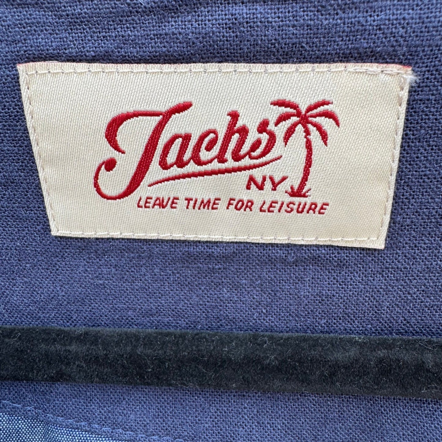 Jachs New York Mens XL Southhampton Navy Linen Blazer Sport Coat NEW Coastal