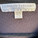 Switch Carolyn Taylor Black Button Up Knit Cardigan Sweater Classic Minimal Design M 2 image