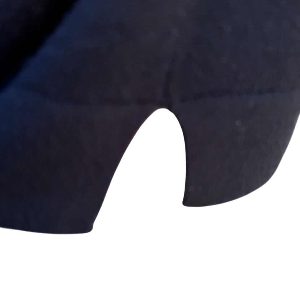 Carolyn Taylor Black Button Up Knit Cardigan Sweater Classic Minimal Design M