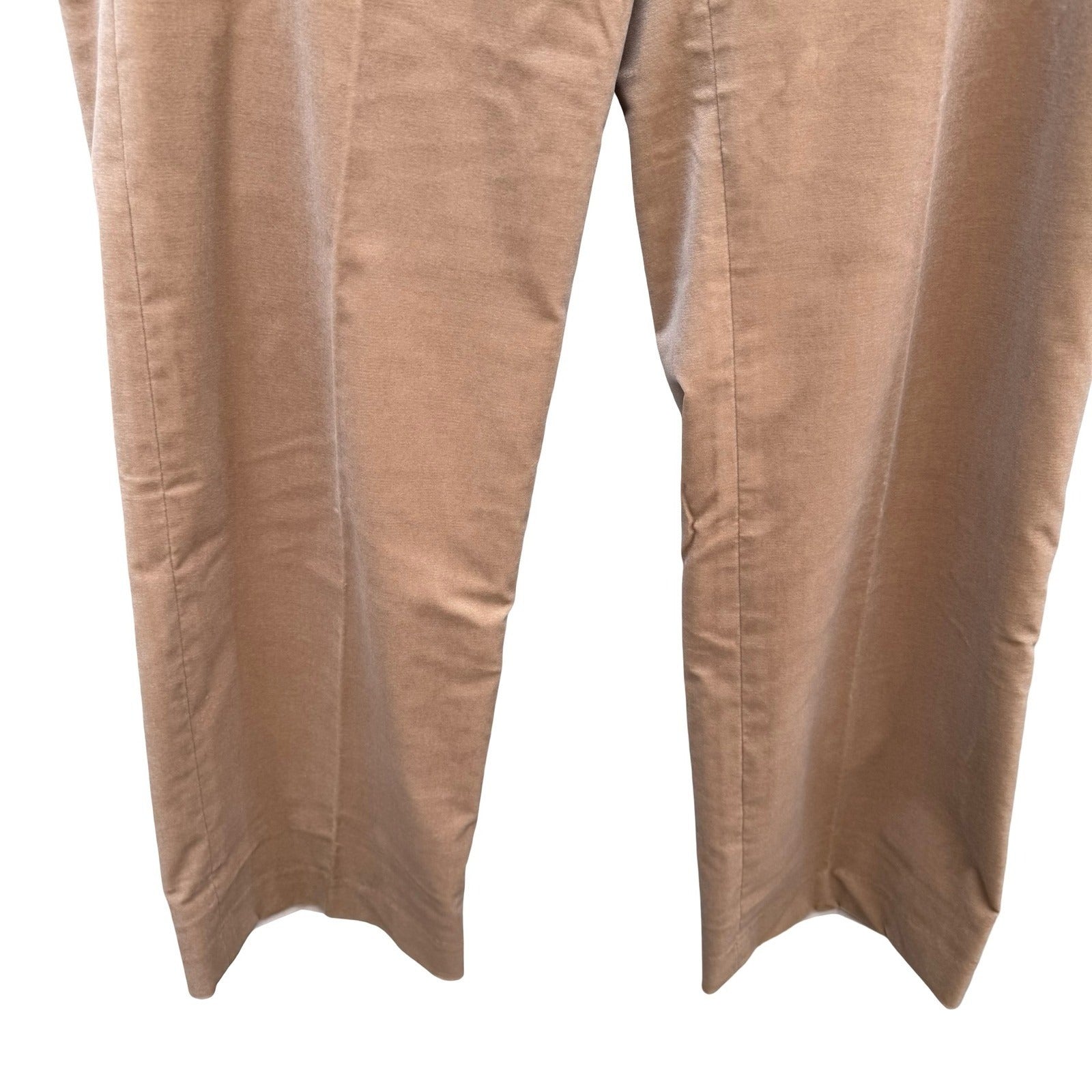 Bloomingdales Quiet Luxury Velvet Tuxedo Evening Pants Champagne Womens 14 NEW