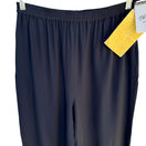 Switch Bob Mackie Wearable Art Silk Lounge Pants Relaxed Fit Elastic Waist Black New S 3 image